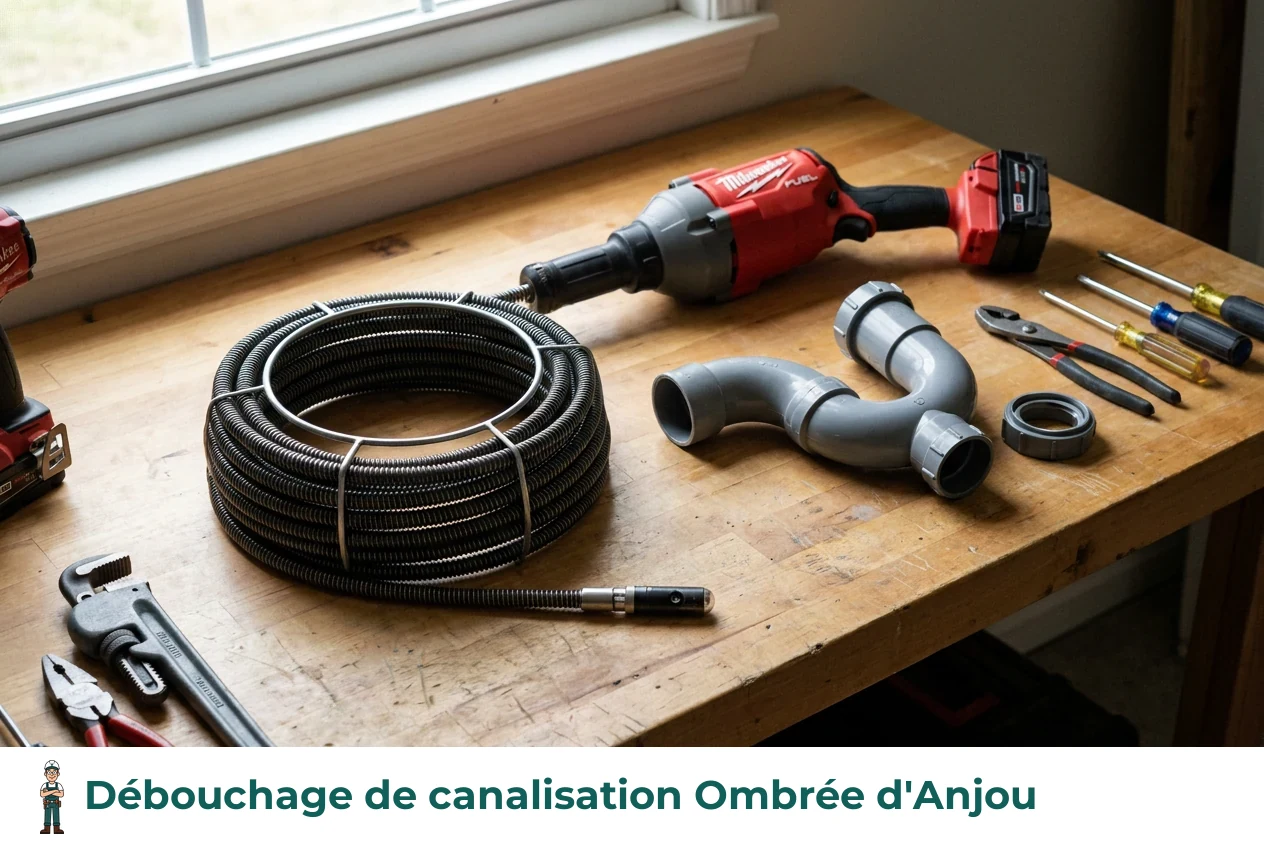 Débouchage de canalisation à Ombrée d'Anjou