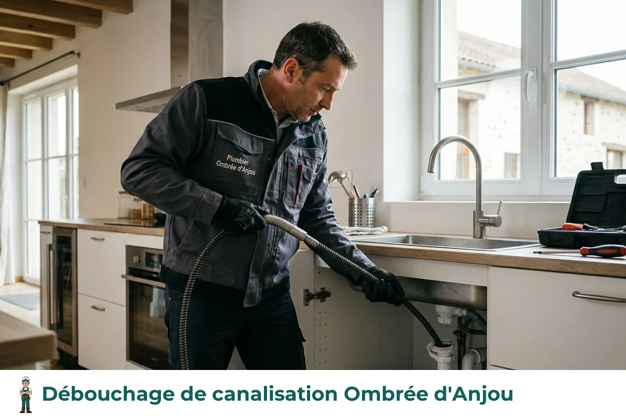 Débouchage de canalisation à Ombrée d'Anjou