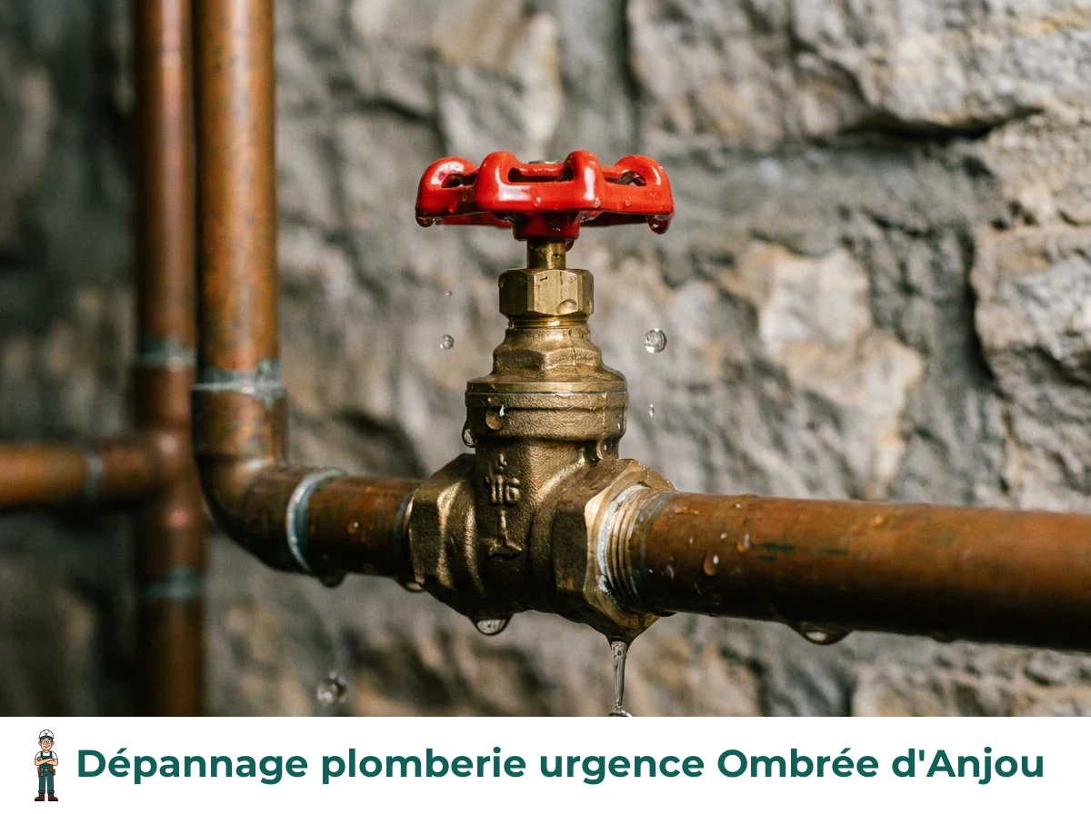 Dépannage plomberie urgence à Ombrée d'Anjou
