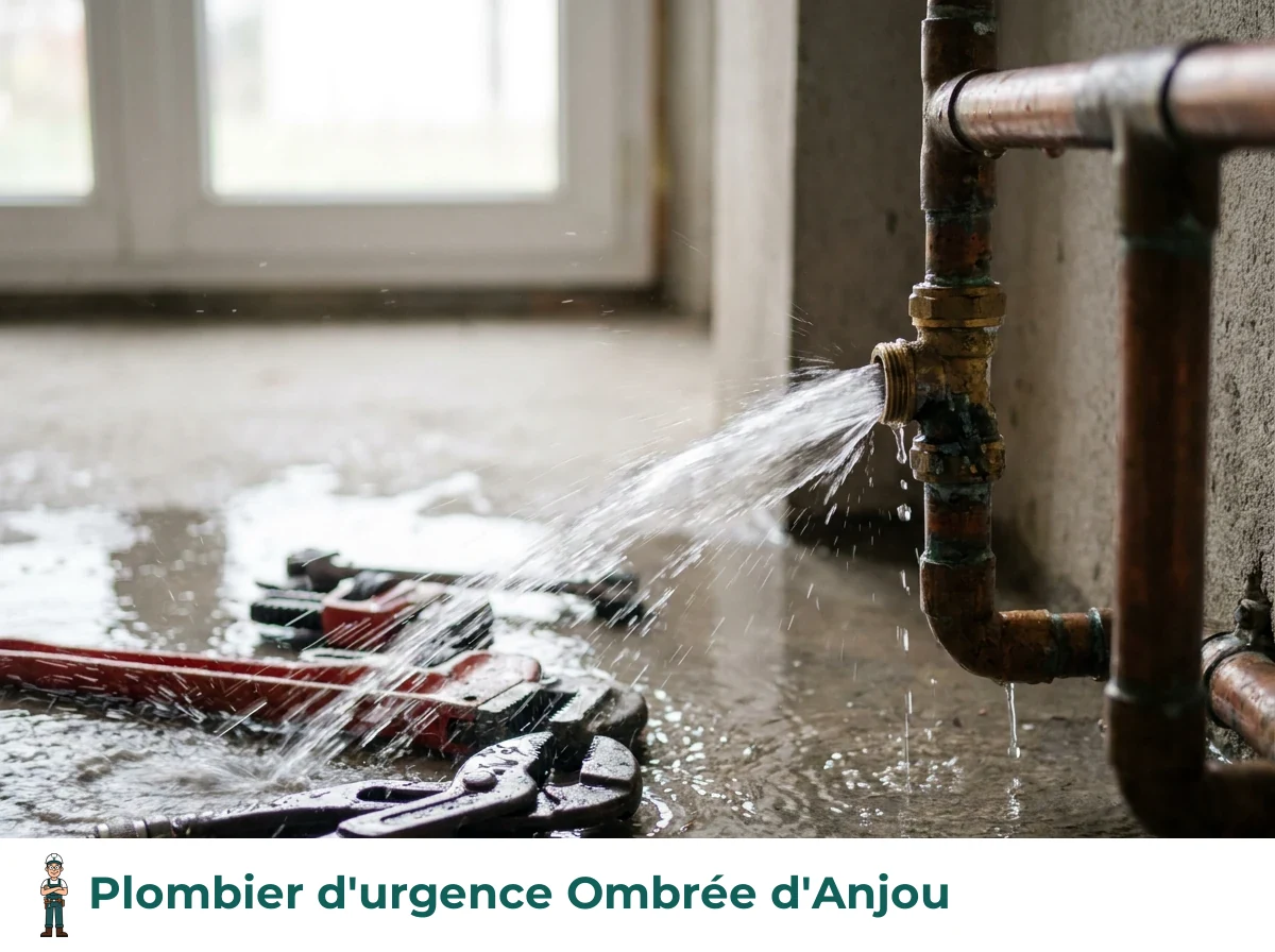 Plombier d'urgence à Ombrée d'Anjou