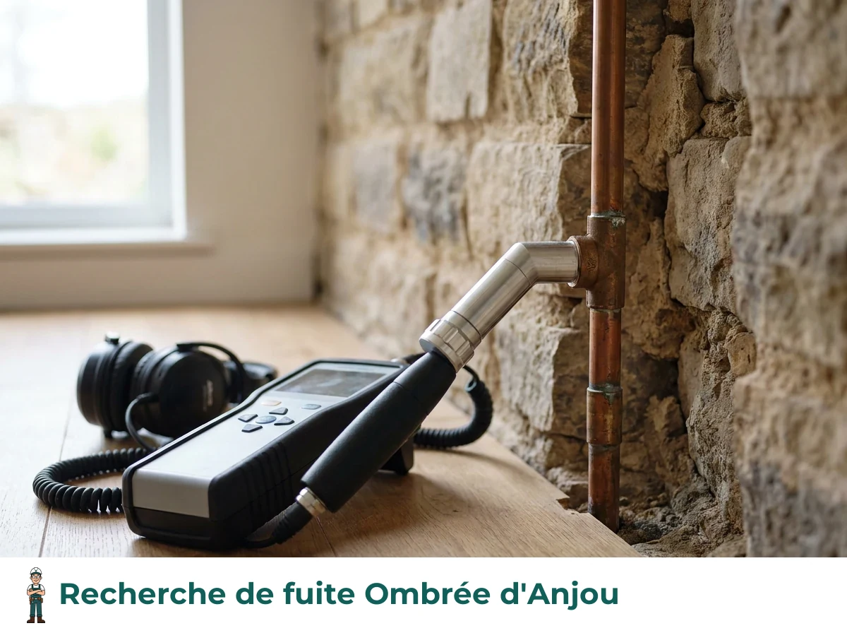 Recherche de fuite à Ombrée d'Anjou