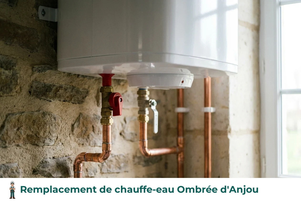 Remplacement de chauffe-eau à Ombrée d'Anjou