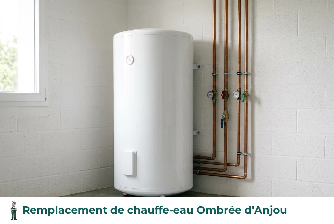 Remplacement de chauffe-eau à Ombrée d'Anjou