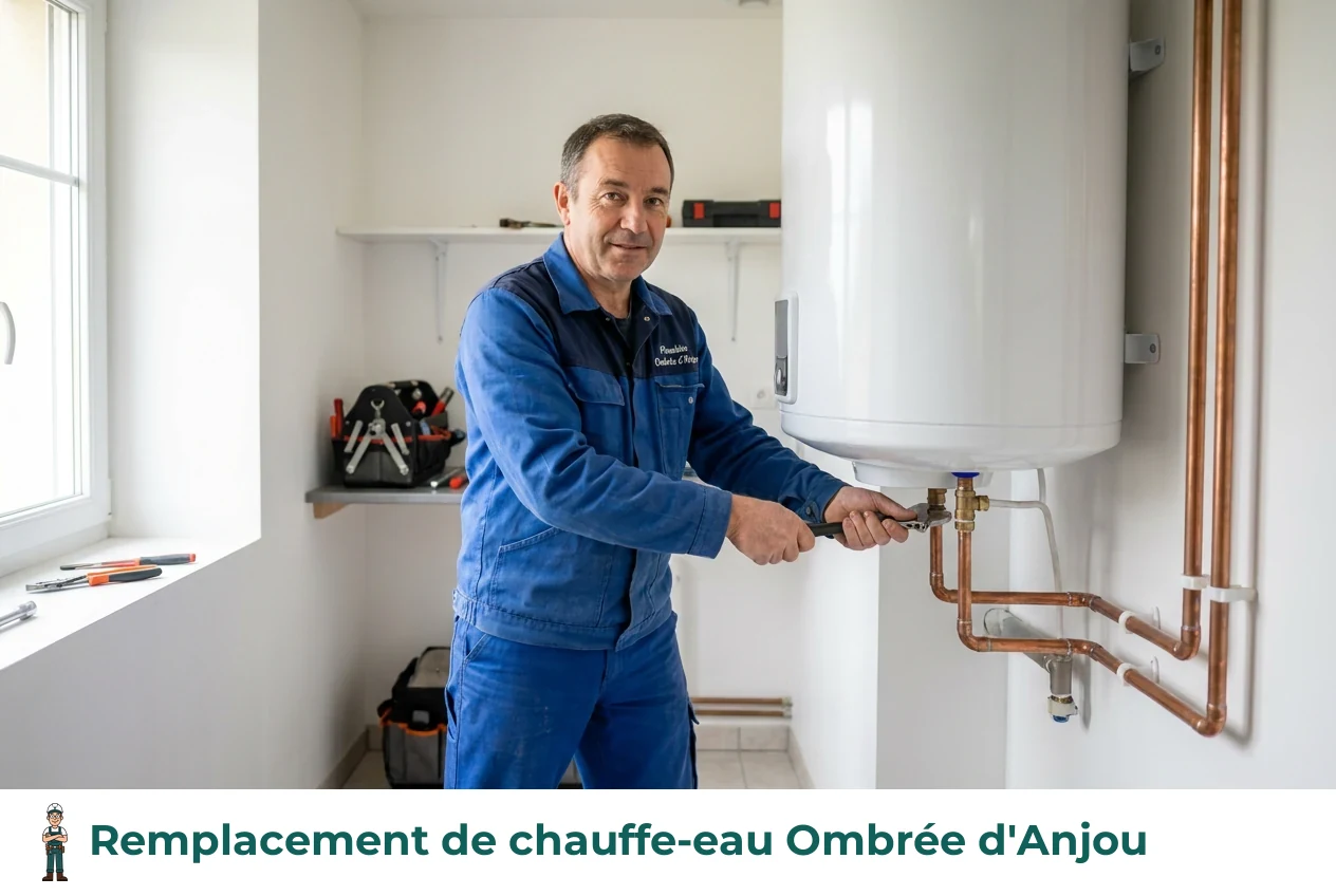 Remplacement de chauffe-eau à Ombrée d'Anjou
