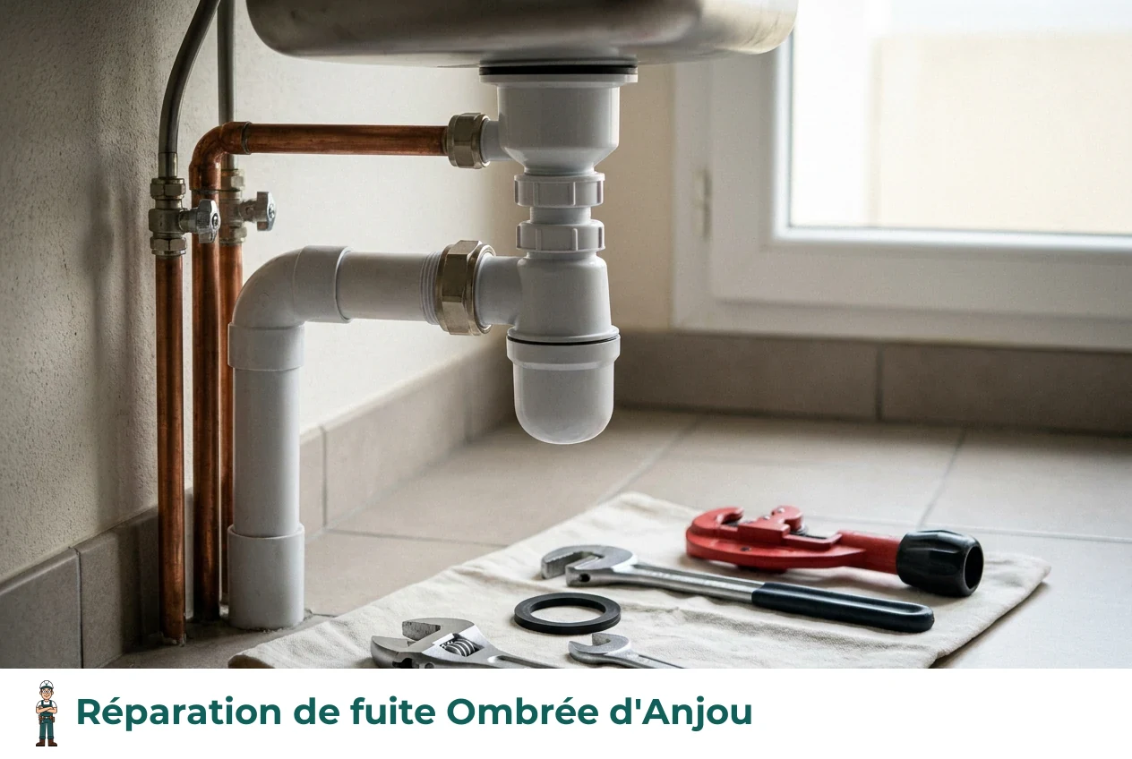 Réparation de fuite à Ombrée d'Anjou